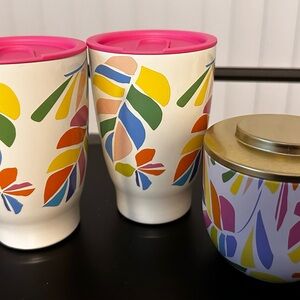 Special T. B. cups/candle set. Romantic times ahead…just add bottle of wine!